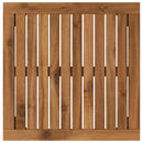 Sofabord Naturfarvet og sort 50 x 48,5 x 36 cm
