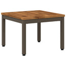 Sofabord Naturlig og Kaffe 49 x 48,5 x 36 cm Massivt Akacietræ