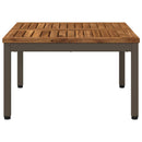 Sofabord Naturlig og Kaffe 60 x 60,5 x 36 cm Massivt Akacietræ