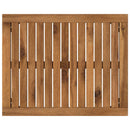 Sofabord Naturfarvet og sort 50 x 60,5 x 36 cm