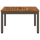 Sofabord Naturlig og Kaffe 49 x 60,5 x 36 cm Massivt Akacietræ