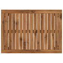 Sofabord Naturfarvet og sort 50 x 68,5 x 36 cm