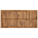 Sofabord Naturfarvet og sort 50 x 100,5 x 45 cm