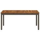 Sofabord Naturlig og Kaffe 50 x 100,5 x 45 cm Massivt Akacietræ