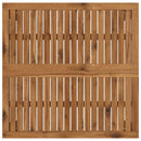 Sofabord Naturfarvet og sort 80 x 80,5 x 45 cm