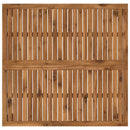 Sofabord Naturfarvet og sort 100 x 100,5 x 45 cm