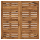 Havemiddagstabel Natur og hvid 70 x 68,5 x 75 cm