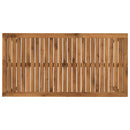 Havemiddagstabel Natur og hvid 108,5 x 55 x 75 cm