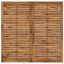 Havemiddagstabel Naturlig og Kaffe 110 x 108,5 x 75 cm