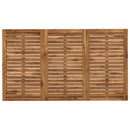 Havemiddagstabel Natur og hvid 141 x 80,5 x 75 cm