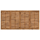 Havemiddagstabel Natur og hvid 147 x 88,5 x 75 cm