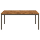 Havemiddagstabel Naturlig og Kaffe 147 x 88,5 x 75 cm