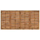 Havemiddagstabel Naturfarvet og sort 180 x 88,5 x 75 cm
