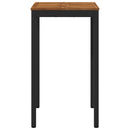 Have Bar Bord Naturfarvet og sort 60 x 60,5 x 105 cm