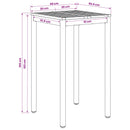 Have Bar Bord Naturlig og Kaffe 60 x 60,5 x 105 cm