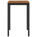Have Bar Bord Naturfarvet og sort 70 x 68,5 x 105 cm
