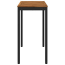 Have Bar Bord Naturfarvet og sort 108,5 x 55 x 105 cm