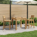 Sofabord Hvid 50 x 48,5 x 36 cm Massivt Akacietræ