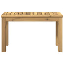 Sofabord Hvid 60,5 x 30 x 36 cm Massivt Akacietræ
