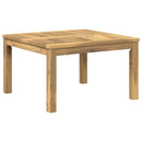 Sofabord Hvid 60 x 60,5 x 36 cm Massivt Akacietræ