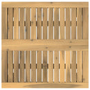 Sofabord Hvid 60 x 60,5 x 36 cm Massivt Akacietræ