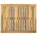 Sofabord Hvid 50 x 60,5 x 36 cm Massivt Akacietræ