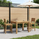Sofabord Hvid 50 x 68,5 x 36 cm Massivt Akacietræ
