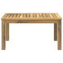Sofabord Hvid 50 x 68,5 x 36 cm Massivt Akacietræ