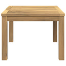 Sofabord Hvid 50 x 68,5 x 36 cm Massivt Akacietræ