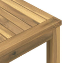 Sofabord Hvid 50 x 100,5 x 45 cm Massivt Akacietræ