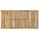 Sofabord Hvid 50 x 100,5 x 45 cm Massivt Akacietræ