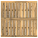 Sofabord Hvid 100 x 100,5 x 45 cm Massivt Akacietræ