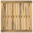 Sofabord Hvid og sort 50 x 48,5 x 36 cm Massivt Akacietræ