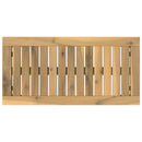 Sofabord Hvid 60,5 x 30 x 36 cm Massivt Akacietræ