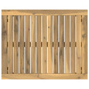 Sofabord Hvid 49 x 60,5 x 36 cm Massivt Akacietræ