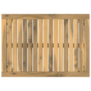 Sofabord Hvid 49 x 68,5 x 36 cm Massivt Akacietræ