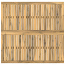 Sofabord Hvid 100 x 100,5 x 45 cm Massivt Akacietræ