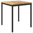 Havemiddagstabel Hvid og sort 70 x 68,5 x 75 cm