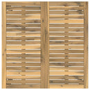 Havemiddagstabel Hvid og sort 80 x 80,5 x 75 cm