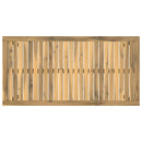 Havemiddagstabel Hvid og sort 108,5 x 55 x 75 cm