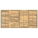Havemiddagstabel Hvid og sort 180 x 88,5 x 75 cm