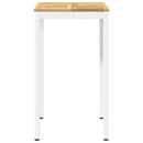Have Bar Bord Hvid 60 x 60,5 x 105 cm Massivt Akacietræ