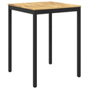Have Bar Bord Hvid og sort 80 x 80,5 x 105 cm Massivt Akacietræ