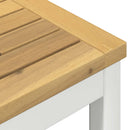 Have Bar Bord Hvid 80 x 80,5 x 105 cm Massivt Akacietræ