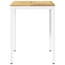 Have Bar Bord Hvid 80 x 80,5 x 105 cm Massivt Akacietræ