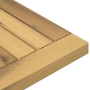 Bordplade 60,5 x 30 x 2 cm Rektangulær Massivt Akacietræ Hvid
