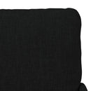 Sofaer med pude 55cm Sort Krydsfinér