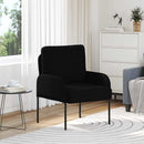 Sofaer med pude 55cm Sort Krydsfinér