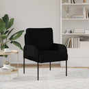 Sofaer med pude 55cm Sort Krydsfinér