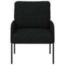 Sofaer med pude 55cm Sort Krydsfinér